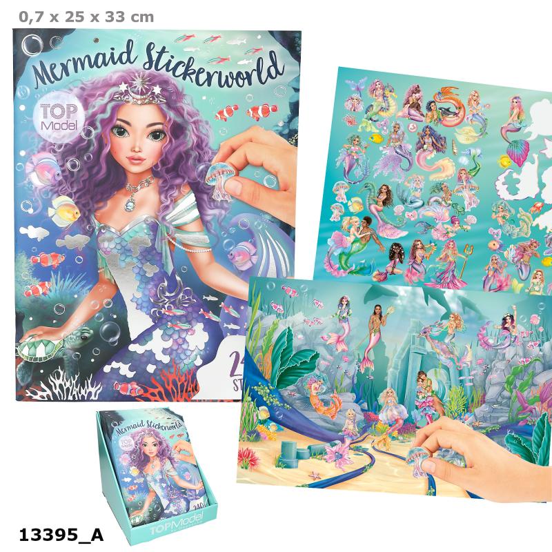 TOPMODEL METALLIC STICKERWORLD MERMAID