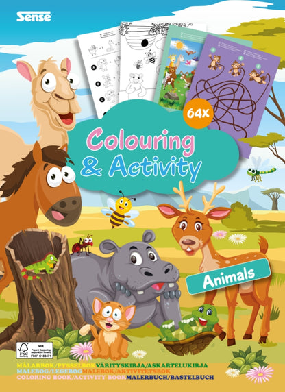 AKTIVITETSBOK GULLIGA DJUR FSC®