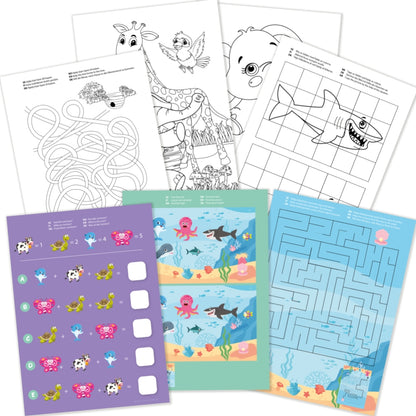 AKTIVITETSBOK GULLIGA DJUR FSC®