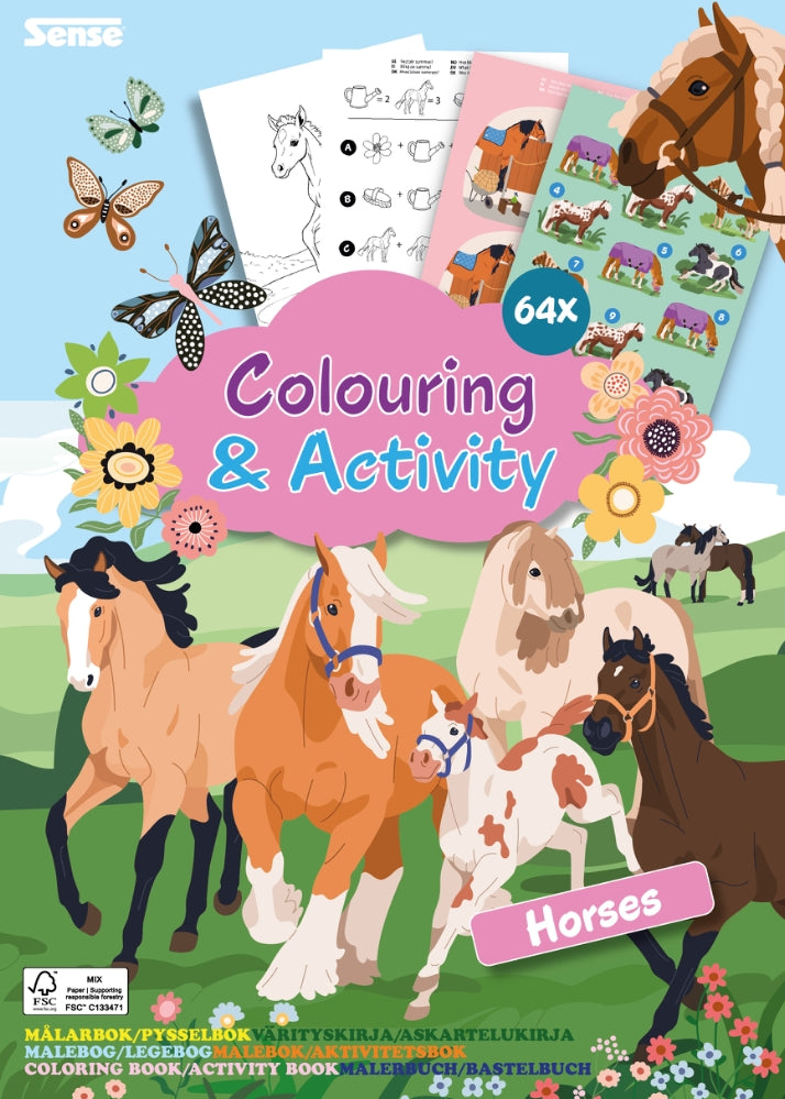 AKTIVITETSBOK HÄSTAR FSC®