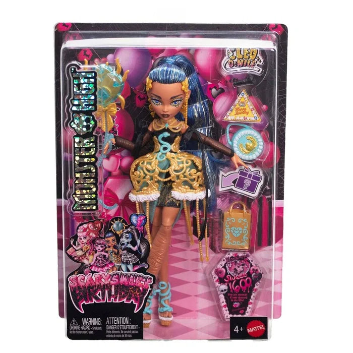 MONSTER HIGH LÄSKIG SÖT FÖDELSEDAGSDOCKA CLEO
