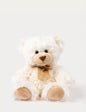 TEDDYKOMPANIET GOSEDJUR ROGER VIT LITEN 25 CM