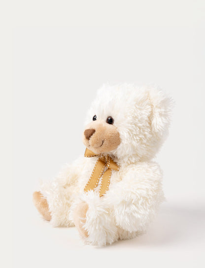 TEDDYKOMPANIET GOSEDJUR ROGER VIT LITEN 25 CM