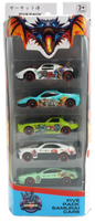 CIRCUIT SAMURAI DIECAST RACER 5 PACK