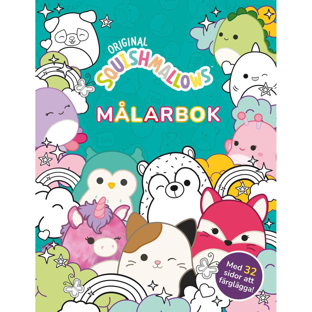 SQUISHMALLOWS MÅLARBOK