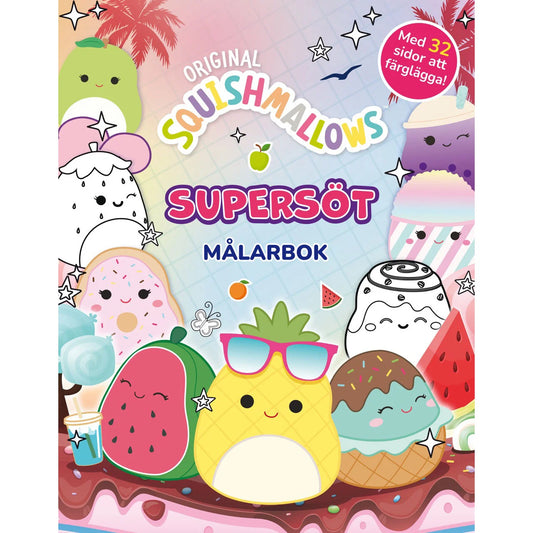 SQUISHMALLOWS SUPERSÖT MÅLARBOK