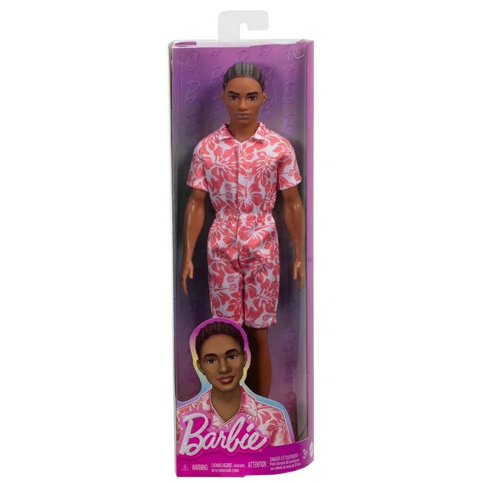 BARBIE FASHIONISTA KEN MÖNSTERAD OVERALL