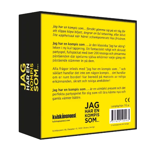 KYLSKÅPSPOESI - JAG HAR EN KOMPIS SOM...