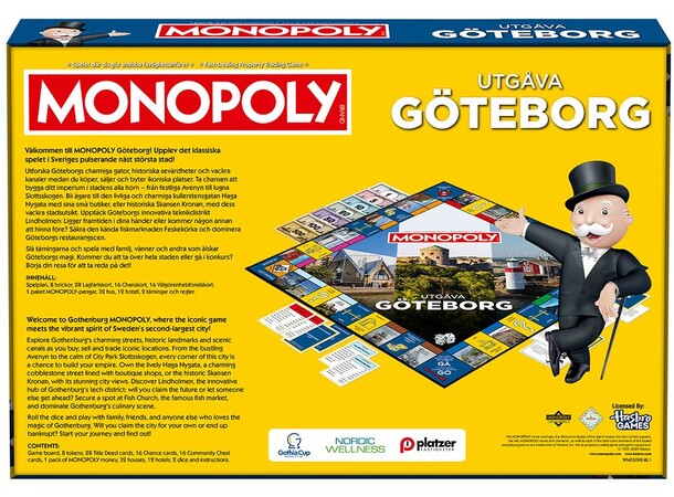 MONOPOLY - UTGÅVA GÖTEBORG