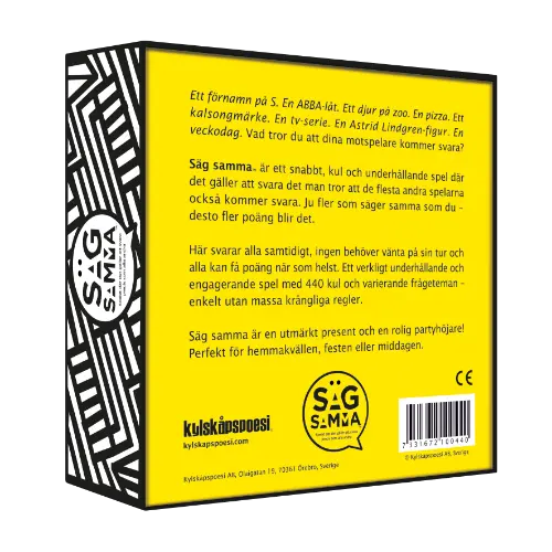 KYLSKÅPSPOESI - SÄG SAMMA