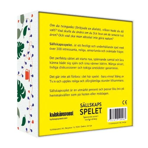 KYLSKÅPSPOESI - SÄLLSKAPSSPELET