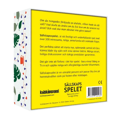 KYLSKÅPSPOESI - SÄLLSKAPSSPELET