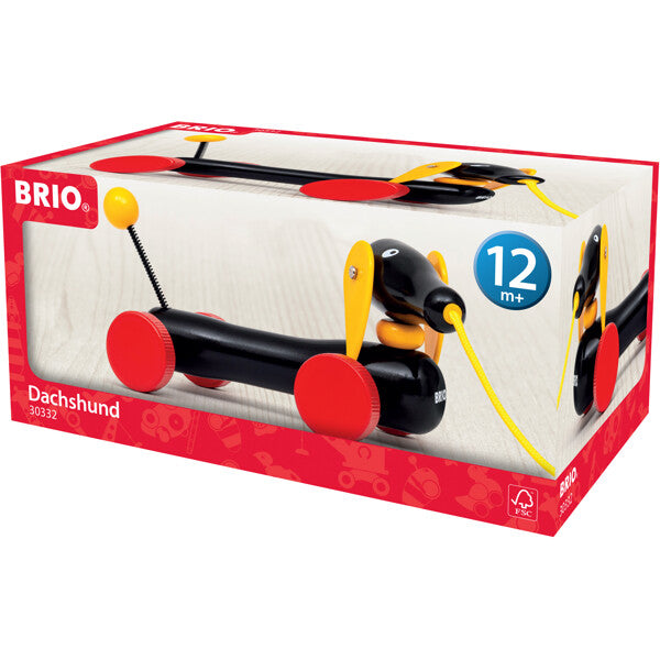 TAX-KLASSISK DRAGLEKSAK I TRÄ - BRIO