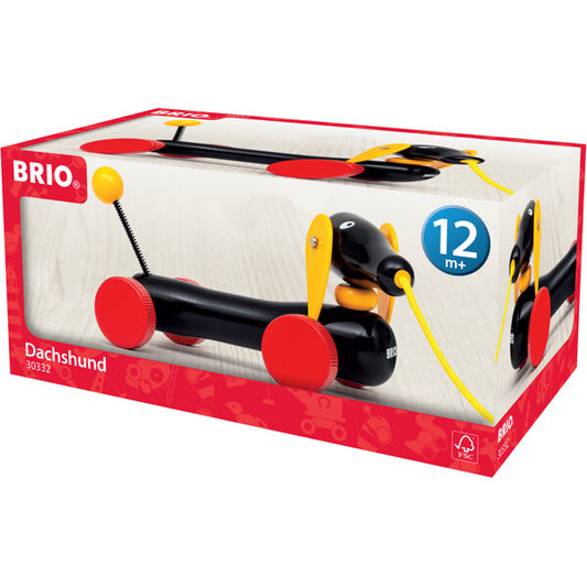 TAX-KLASSISK DRAGLEKSAK I TRÄ - BRIO