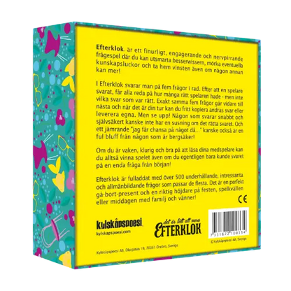 KYLSKÅPSPOESI - EFTERKLOK